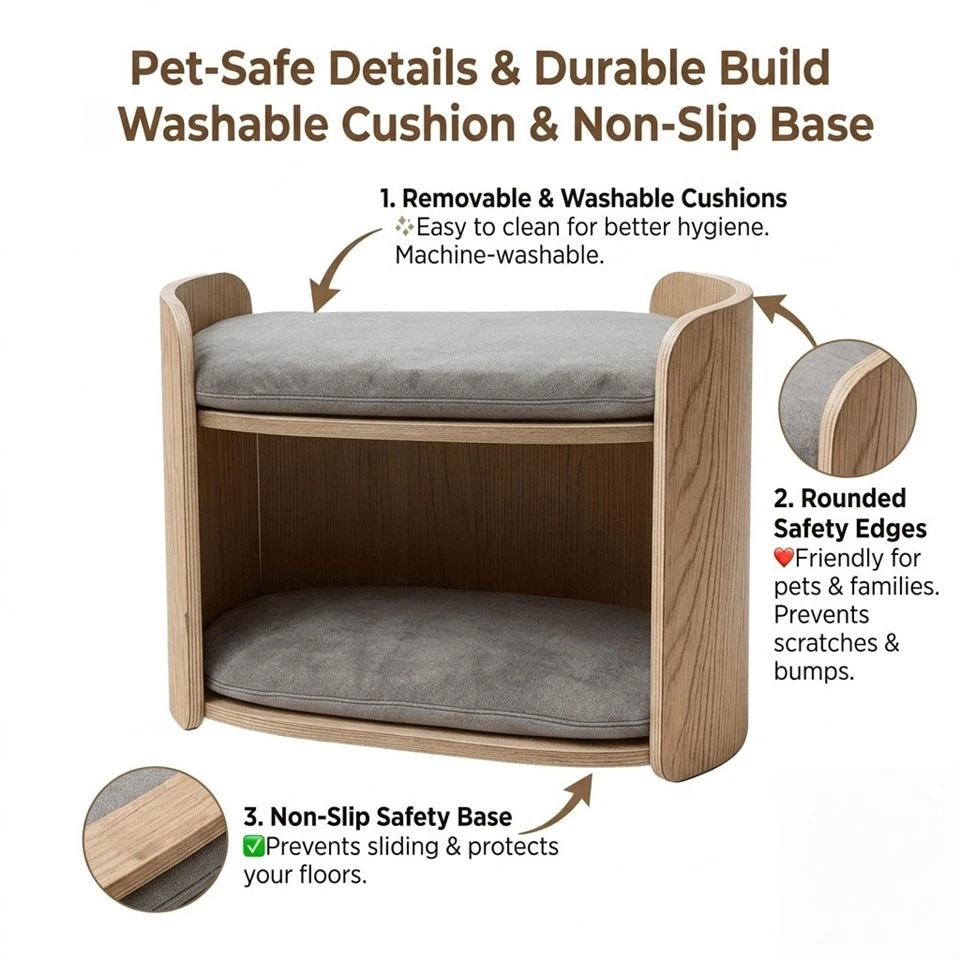 2-In-1 Double Layer Cat Bed high quality