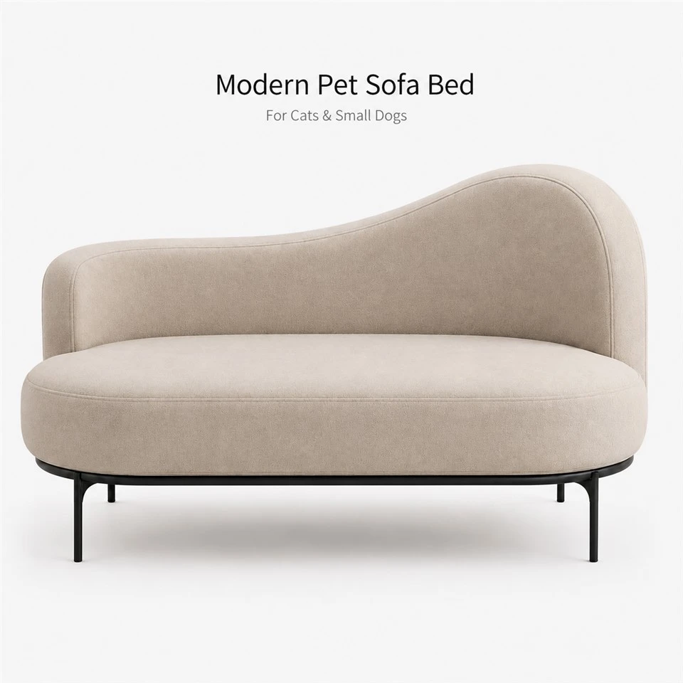 Curved Modern Pet Sofa Bed
