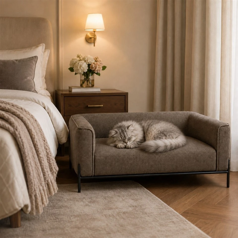 Minimalist Grayish Brown Pet Sofa best