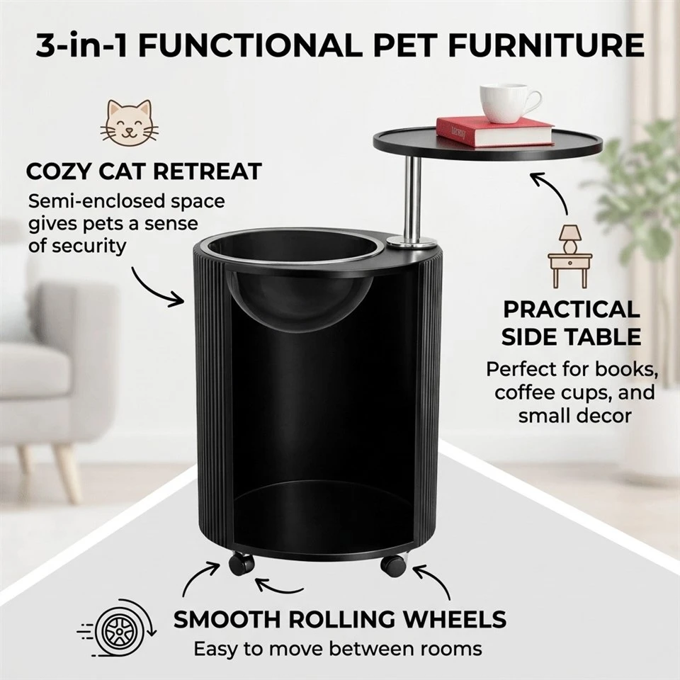 Mode Modern 2-In-1 Cat House Side Table suppliers
