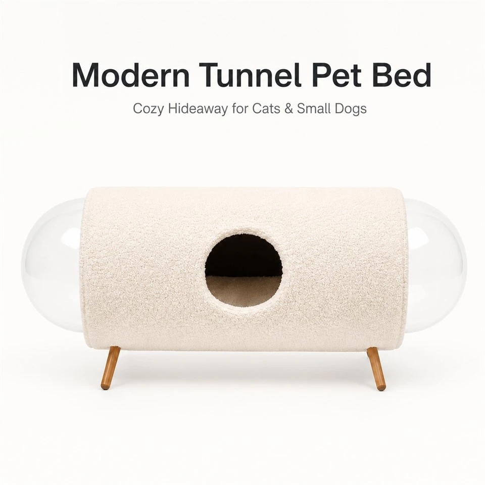 Modern Tunnel Pet Bed