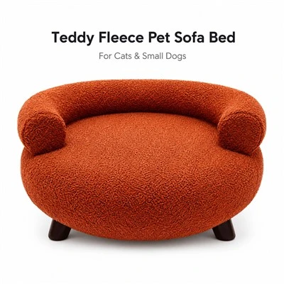 Teddy Fleece Pet Sofa Bed