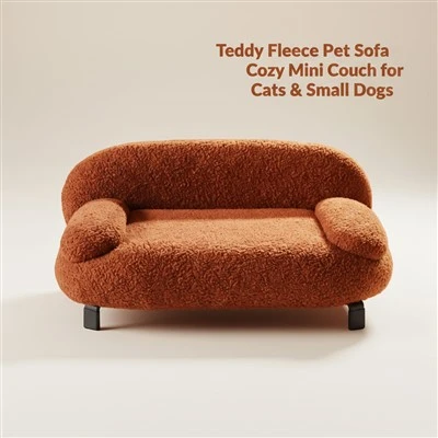Teddy Fleece Pet Sofa