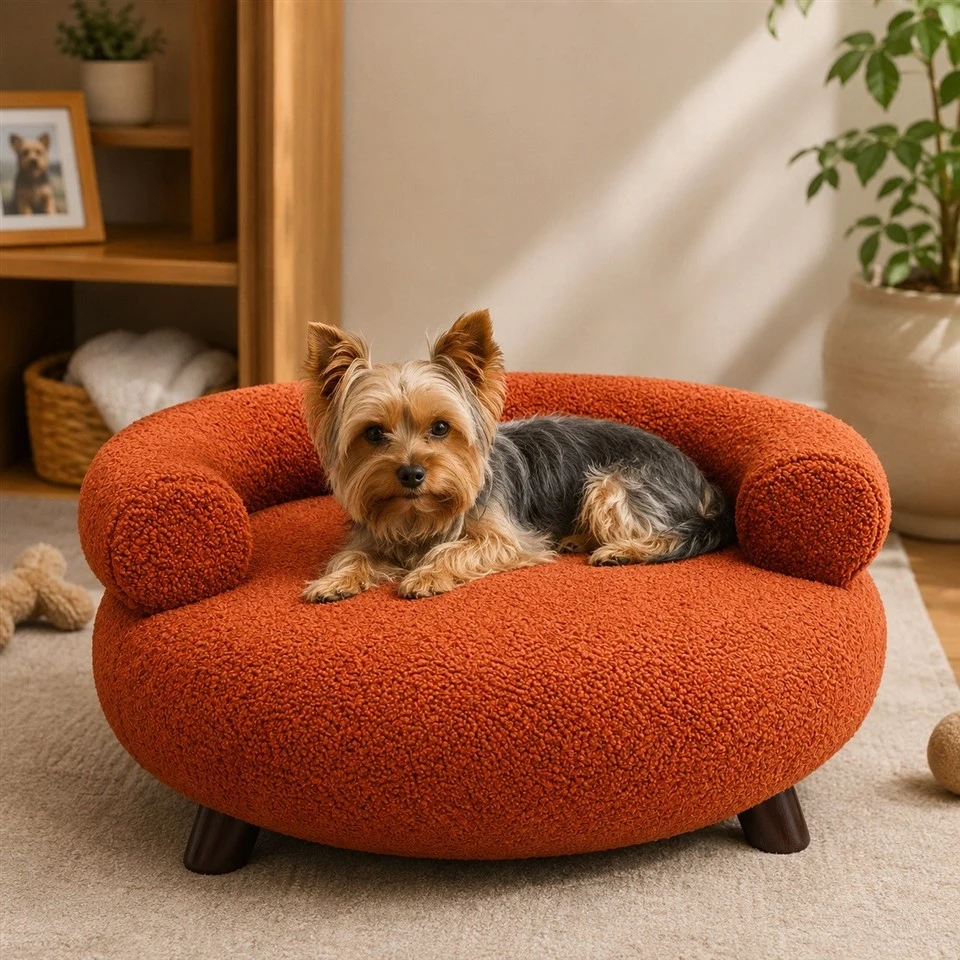 Teddy Fleece Pet Sofa Bed high quality