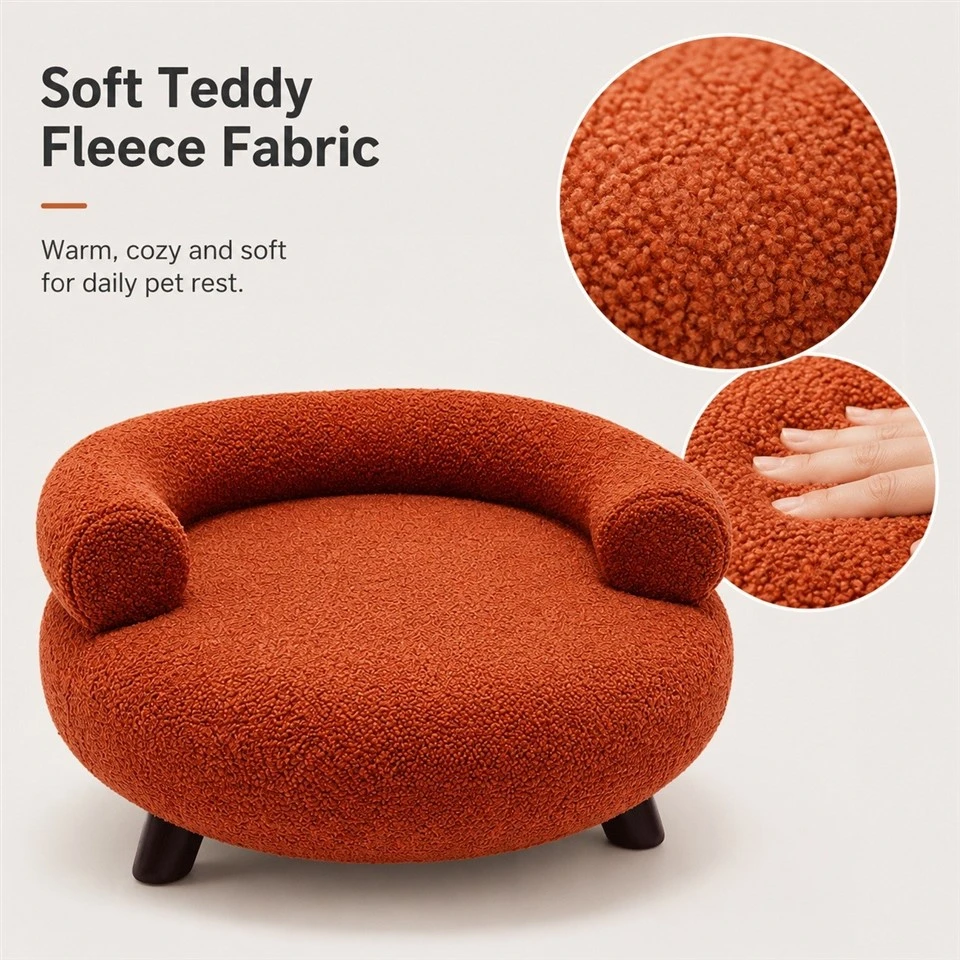 Teddy Fleece Pet Sofa Bed best