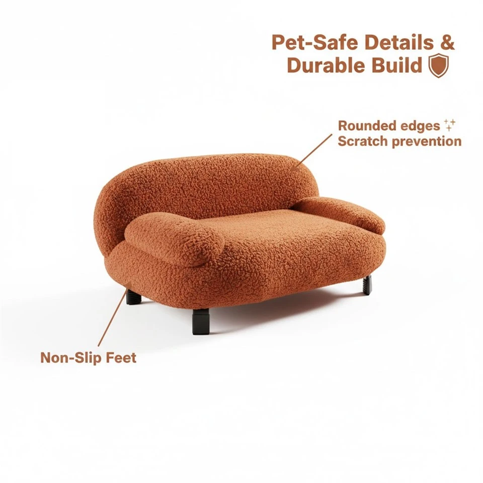 Teddy Fleece Pet Sofa best