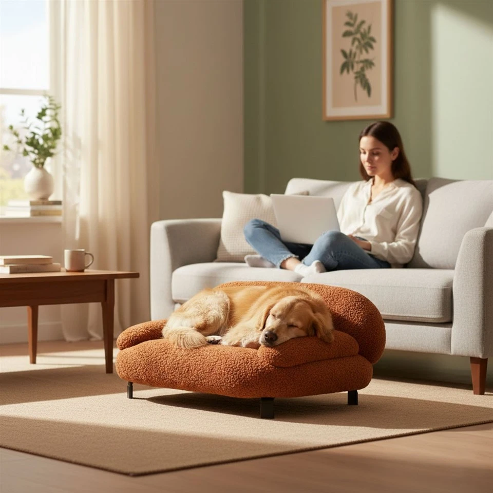Teddy Fleece Pet Sofa high quality