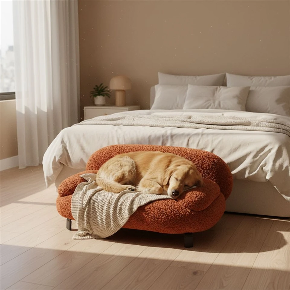 Teddy Fleece Pet Sofa factory