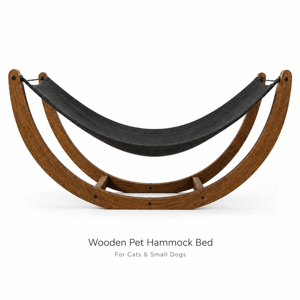 Wooden Pet Hammock Bed