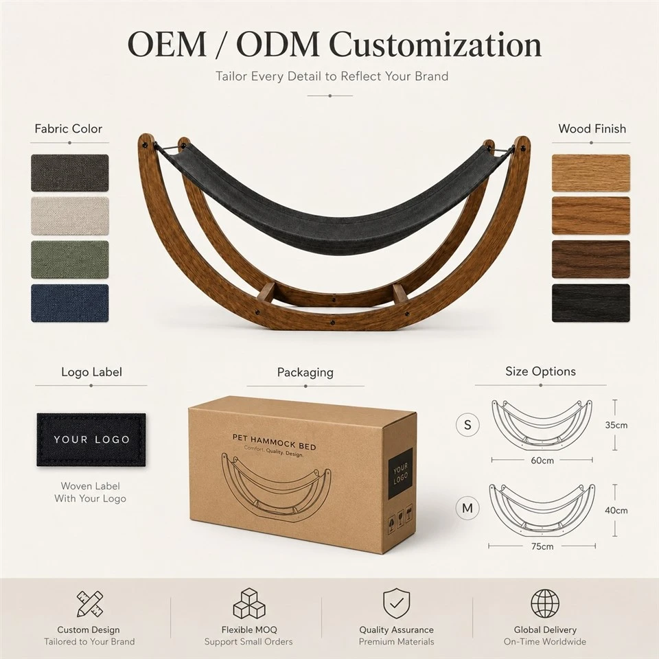 Wooden Pet Hammock Bed factory