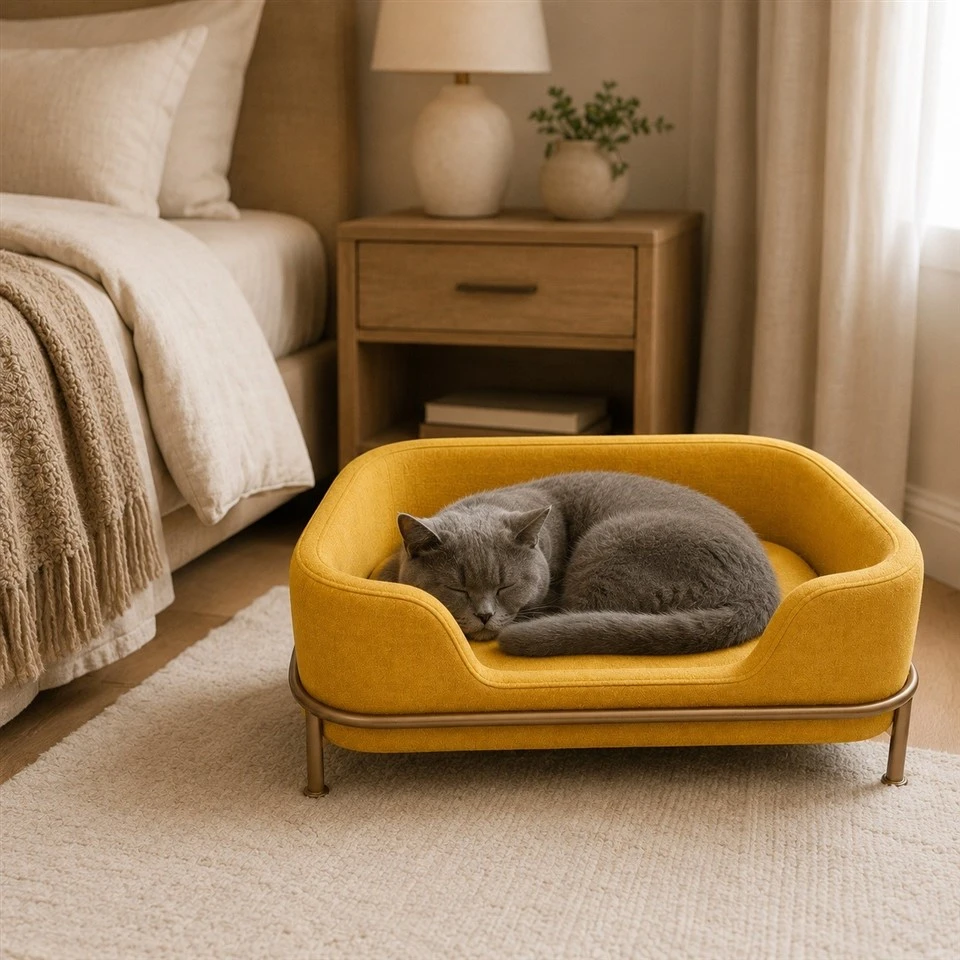 Yellow Luxury Pet Sofa Bed price